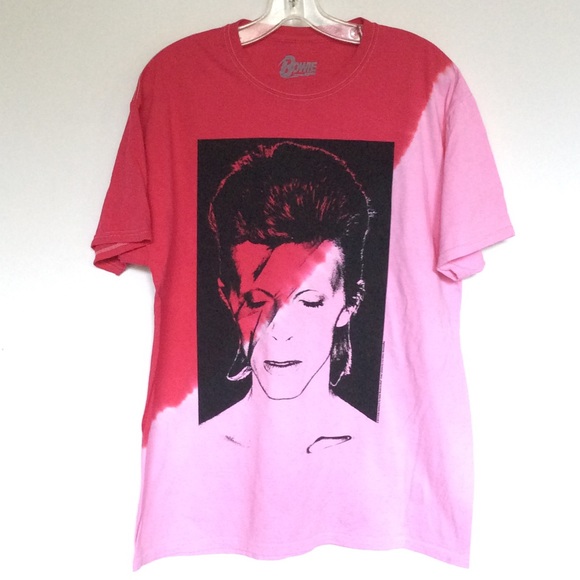Bowie Other - David Bowie Dip Dye Tee Shirt